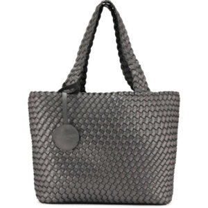 Ilse Jacobsen reversible tote bag - Svart/gun metal