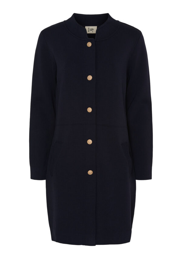 Jena Button Cardigan - navy