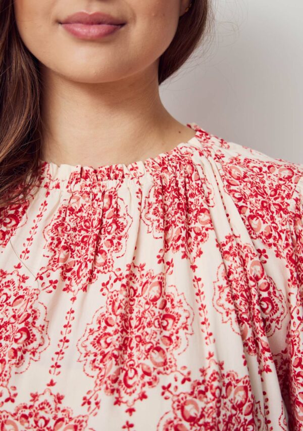 Tanna Blus - Red Floral - Bild 5