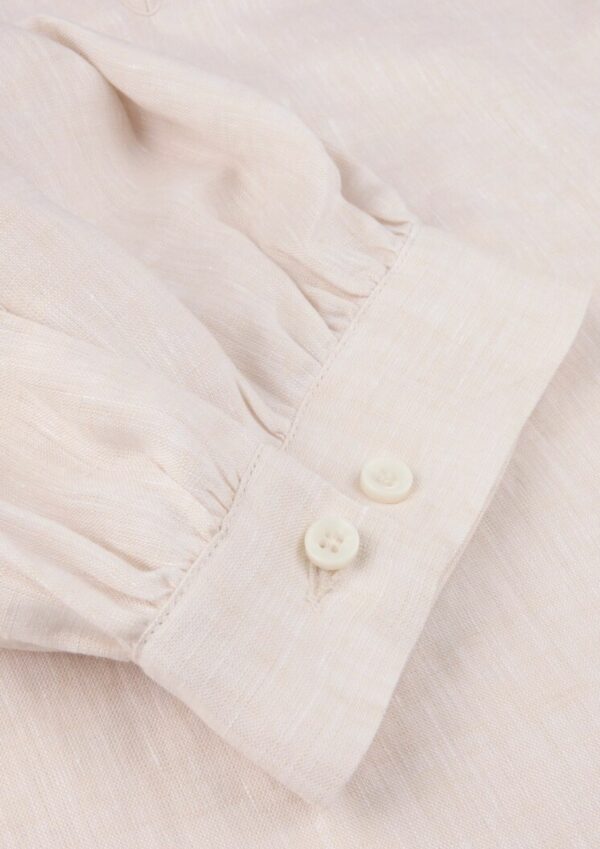 Carmen Beige Linneblus - Bild 5