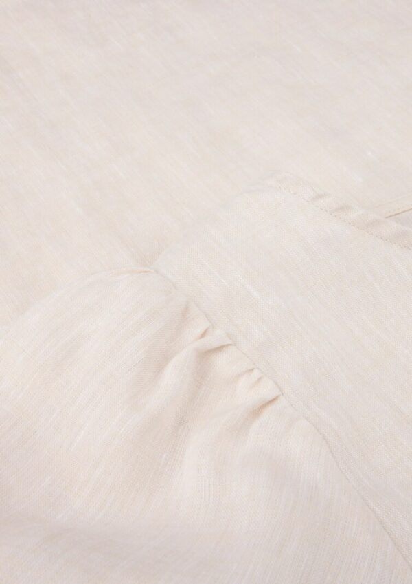 Carmen Beige Linneblus - Bild 3