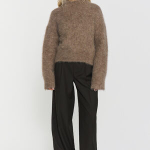 Ritva knitted sweater - Hazelnut