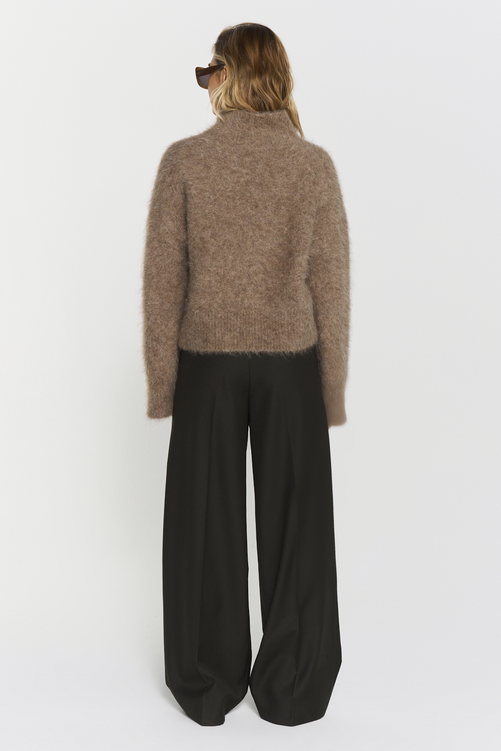 Ritva knitted sweater - Hazelnut - Bild 3