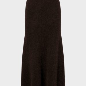 Israa Knitted Skirt - mocha brown