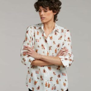 Siri Linneskjorta - strandmönster | Stenströms