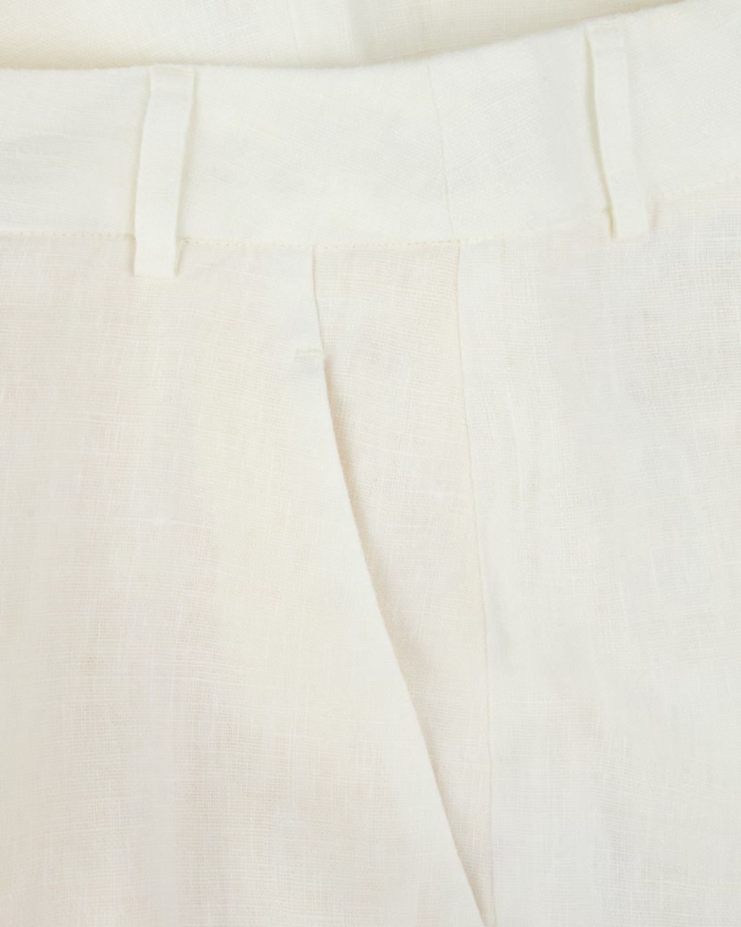 Louise Offwhite Linnebyxa | Stenströms - Bild 4