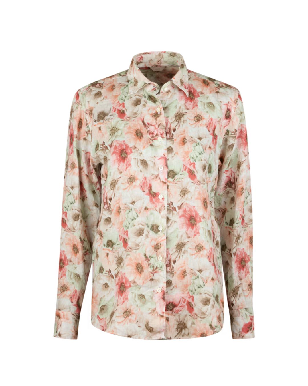 Siri Linneskjorta - blommig | Stenströms