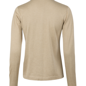Minna Beige Siden/Kashmir Kragtröja - Stenströms