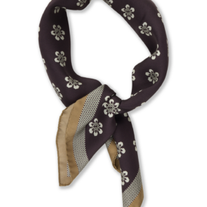 Mönstrad Scarf i Siden - Stenströms