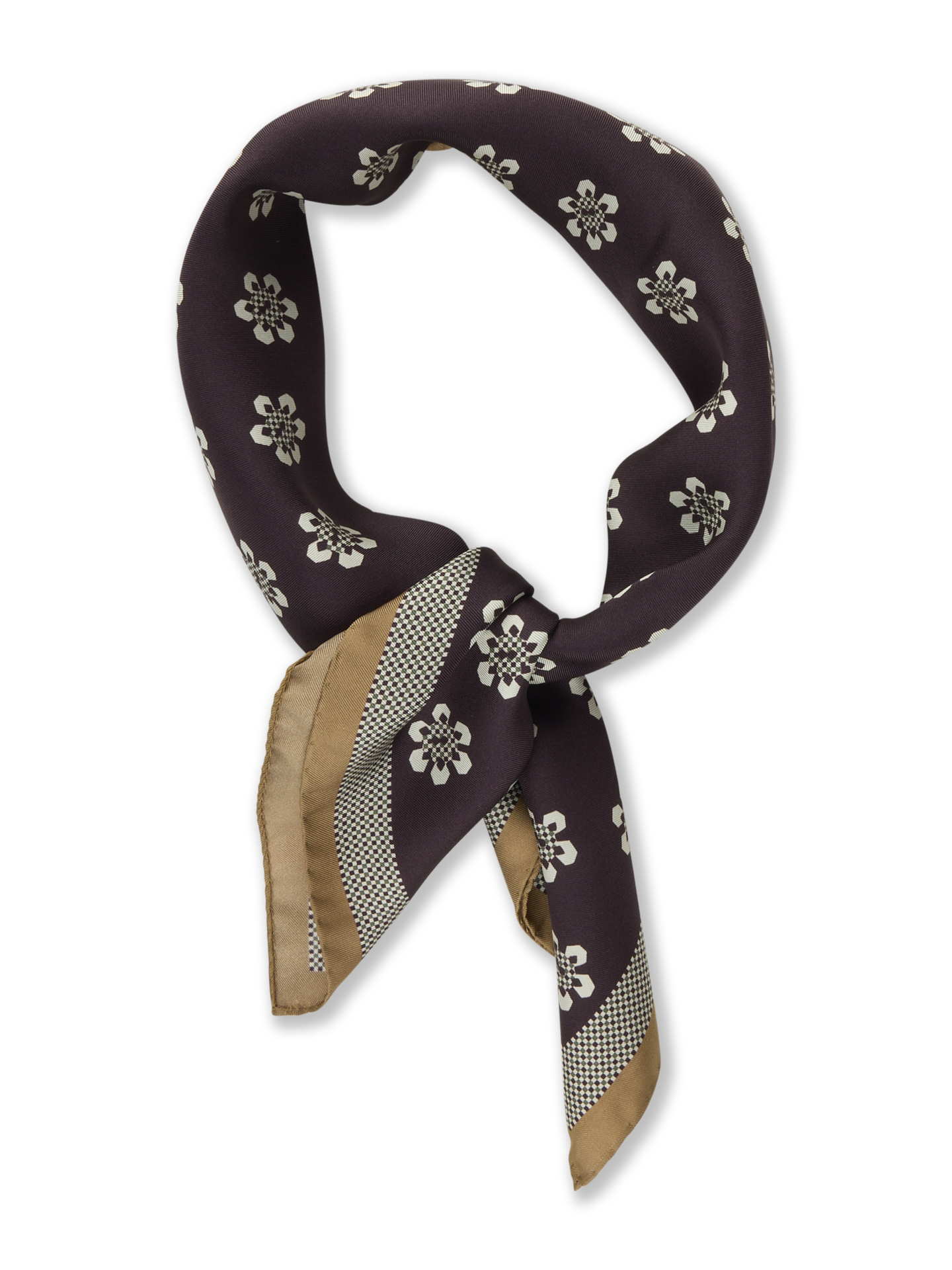Mönstrad Scarf i Siden - Stenströms - Bild 2