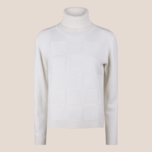 Mita Offwhite Kashmirtröja - Stenströms