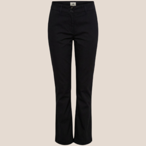Isay Long Highwaist chino - svart