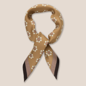 Mönstrad Scarf i Siden - Stenströms